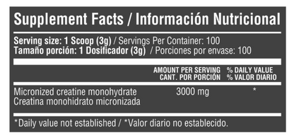 Creatina Healthy sports x 100 servicios